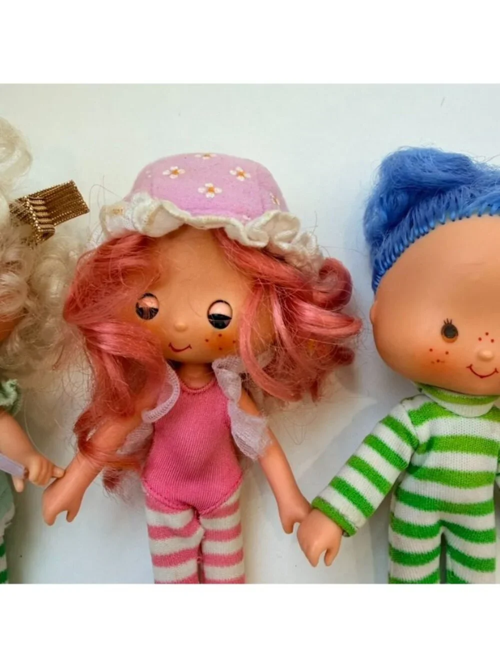 Vintage 1980s Kenner Strawberry Shortcake Dolls & Friends Toy Lot of 8